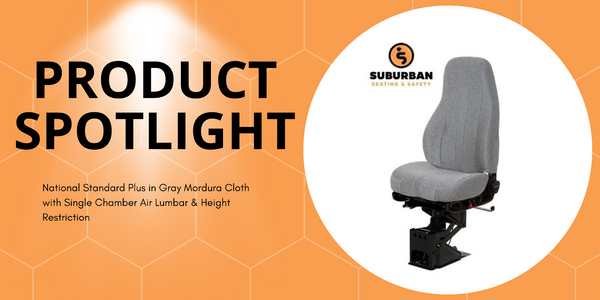 Product spotlight gray mordura cloth truck seat