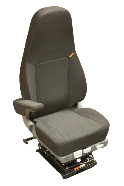 2020+ Cascadia w/OPS Switch - ISRI 5030/880 Deluxe Narrow Truck Seat in Black Mordura with RH Arm (No Plate)
