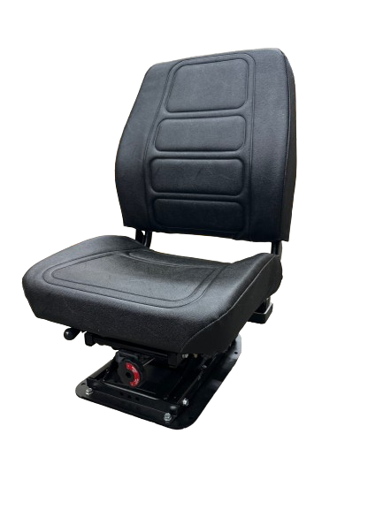 Sierra V-280 Mechanical Suspension Seat in Black Vinyl - Viking T-Bar Replacement (P/N:100005-0799)