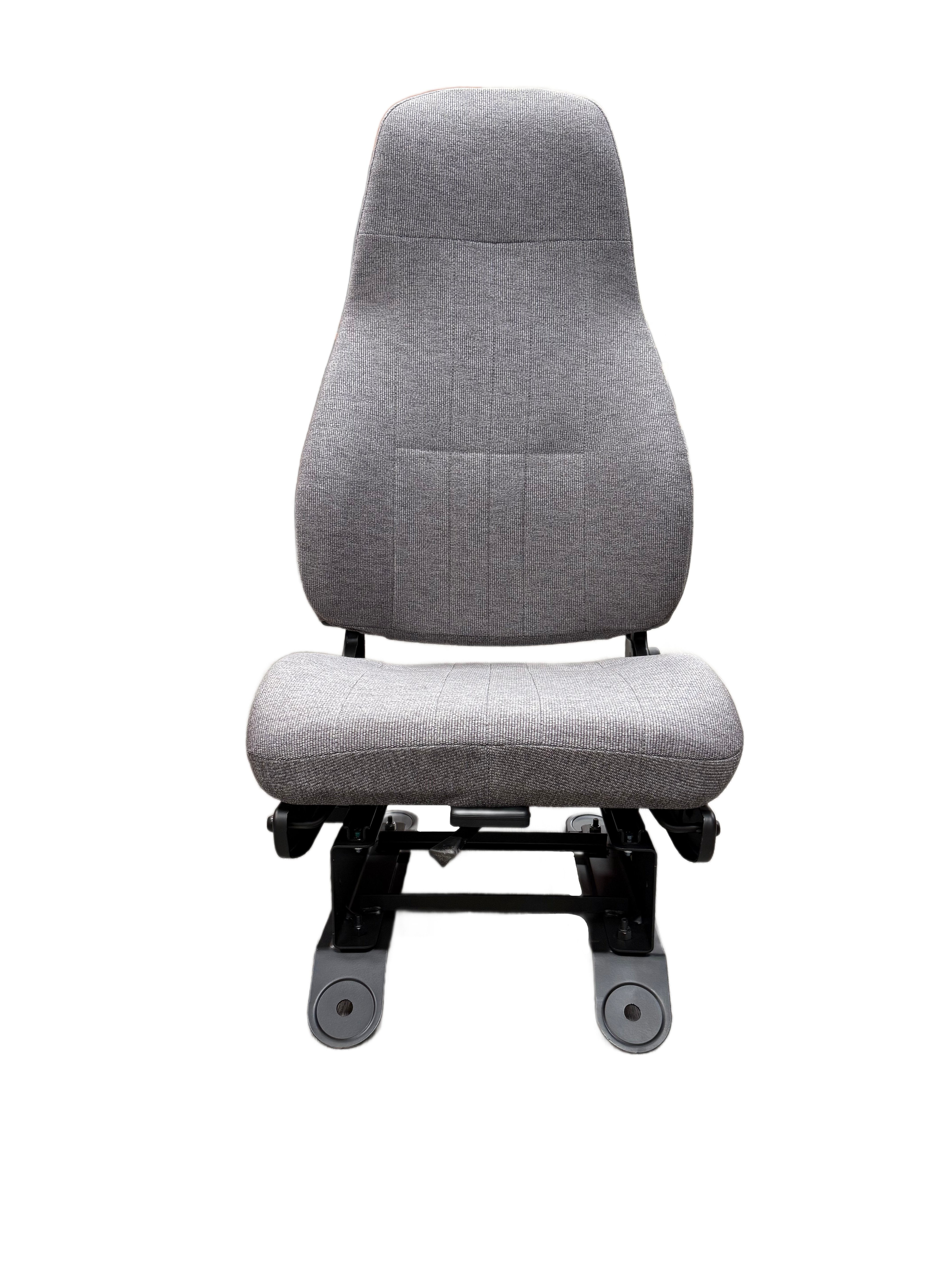 National Ensign EZ-Air Seat w/ Ford F650/F750 Mount - Grey Cloth w