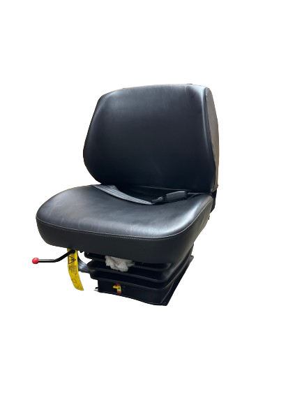 KAB T6-11 Mechanical Suspension Equipment Seat in Black Vinyl – Fits HIAB Moffet