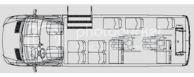 bus seat floor plan layout
