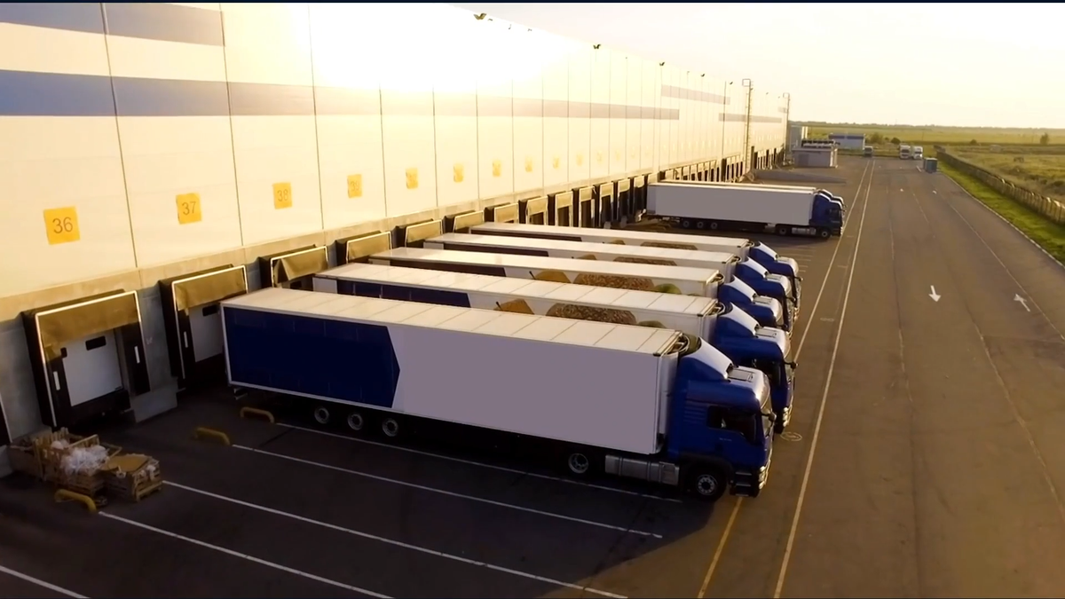 White Truck Transporting Goods