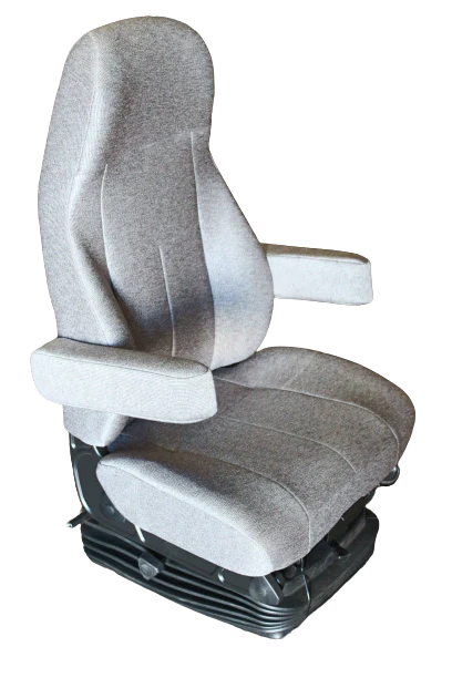 National HP3 23” Air Seat in Grey Mordura Cloth with Dual Armrests For Volvo