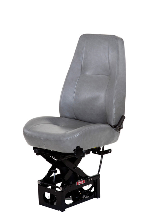 Bostrom T915 Mid Back Truck Seat in Gray Vinyl | SuburbanSeats.com