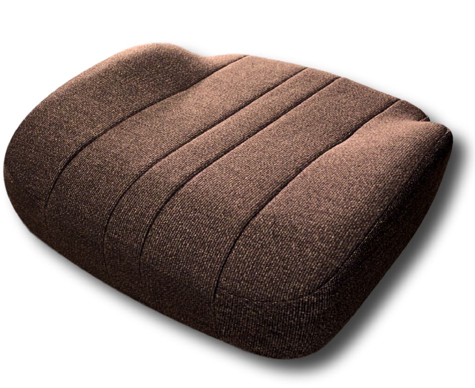 National 21 Wide Replacement Truck Seat Cushion in Brown Mordura Cloth