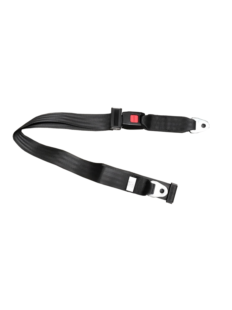 Non Retractable 60" Lap Belt - Black