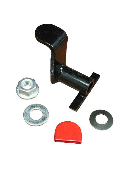Weldment Truss Leg Lock W/Red Cap - (INCLUDE 21477 CAP, 120396 WASHER, 99118 WASHER AND 99001 NUT)
