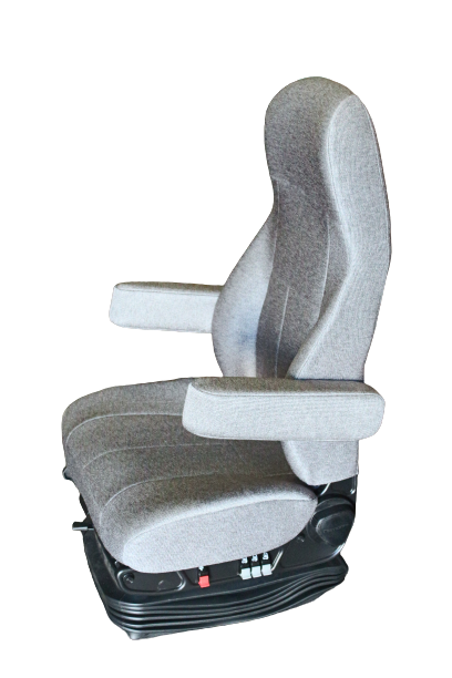 National HP3 23” Air Seat in Grey Mordura Cloth with Dual Armrests