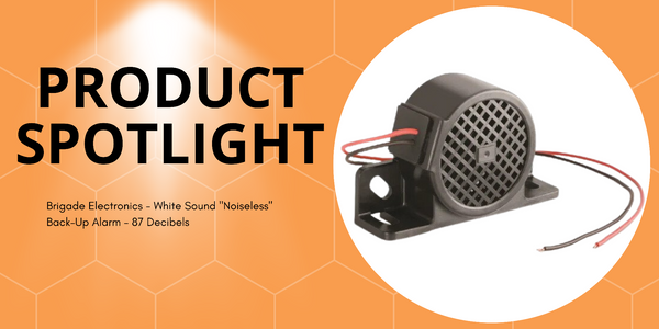 Brigade Electronics - White Sound "Noiseless" Back-Up Alarm - 87 Decibels