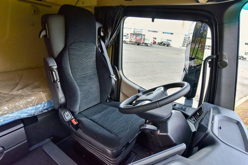 Cabin interior - comfortable driver's seat.