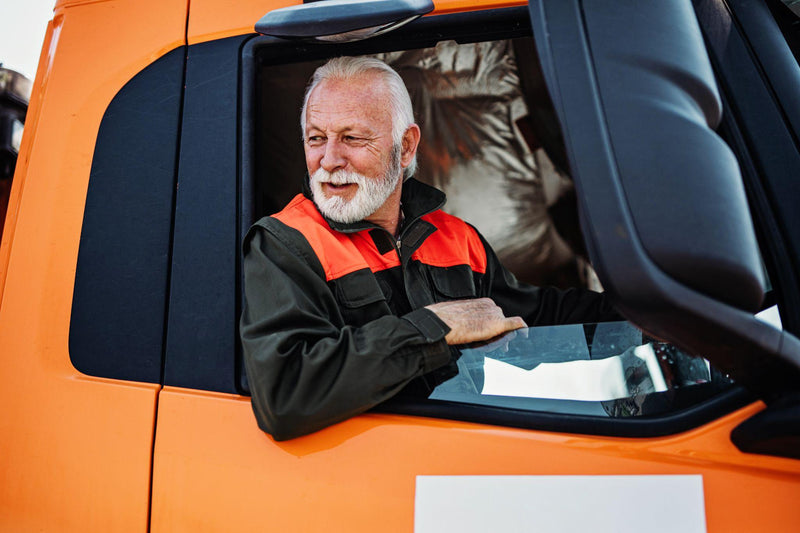 Older truck driver ready for retirement