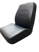 Sierra Low Back Rigid Seat in Black Vinyl