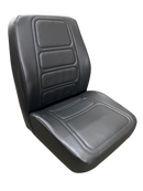 Sierra Low Back Rigid Seat in Black Vinyl