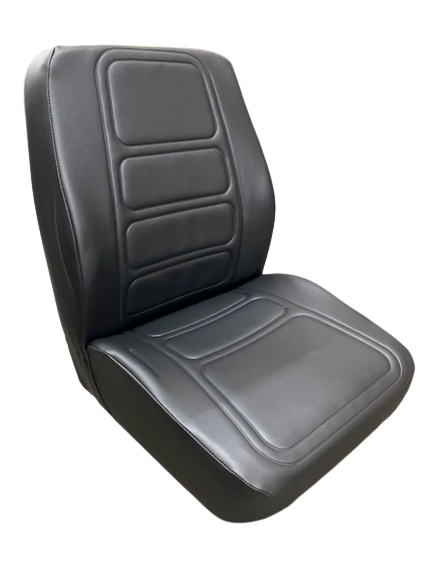 Sierra Low Back Rigid Seat in Black Vinyl