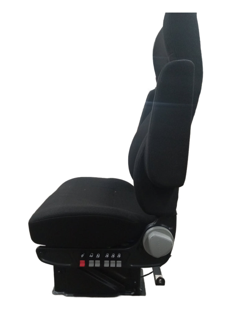 National Standard Plus Truck Seat – Black Mordura Cloth with Triple Chamber Air Lumbar & Air Bolsters with Dual Arms