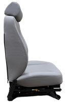 Knoedler Extreme Low Rider Seat in Gray Ultra Leather for Hino Cabover