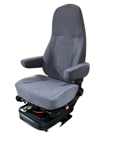 National International ProStar High Back Seat with Dual Arms in Gray Cloth - 40030.42CF313