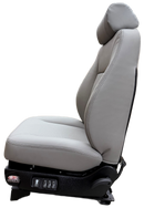Knoedler Extreme Low Rider Seat in Gray Ultra Leather for Hino Cabover
