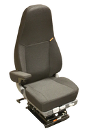 2020+ Cascadia w/OPS Switch - ISRI 5030/880 Deluxe Narrow Truck Seat in Black Mordura with RH Arm