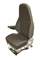 ISRI 5030/880 Deluxe Narrow Truck Seat in Black Mordura with RH Arm (No Plate)