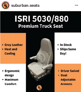  ISRI 503-/880 Premium Truck Seat 