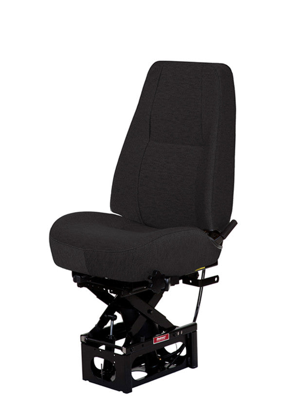 T915 Yard Truck Seat in Black Mordura Cloth