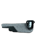 ISRI 5030 Series Replacement Wide Armrest in Gray Mordura Cloth - Right Hand