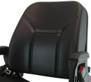 Replacement Backrest Cushion for MX-175 Nissan Forklift Seats in Black Vinyl