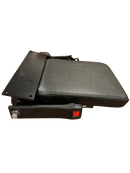 Jump Seat 34 - Step Van Seat in Black Vinyl With 2-Point Retractable Seat Belt