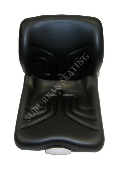 Toyota Forklift Suspension Seat - Grammer MSG 20 with Seat Belt & OPS Switch in Black Vinyl