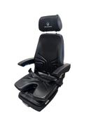 Grammer MSG 85/722 Off Road Suspension V Seat in Black Vinyl