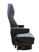 National Captain High Back in Black Versa Leather with Dual Armrests – PN 50764 345