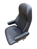National Captain High Back in Black Versa Leather with Dual Armrests – PN 50764 345