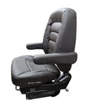 Bostrom Wide Ride Core Seat in Black Ultra-Leather with Dual Armrests – PN 5B19071 900
