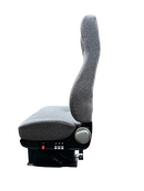 National Standard Plus in Gray Mordura Cloth with Dual Arms, Triple Chamber Air Lumbar and EZY Rider Adapter Kit
