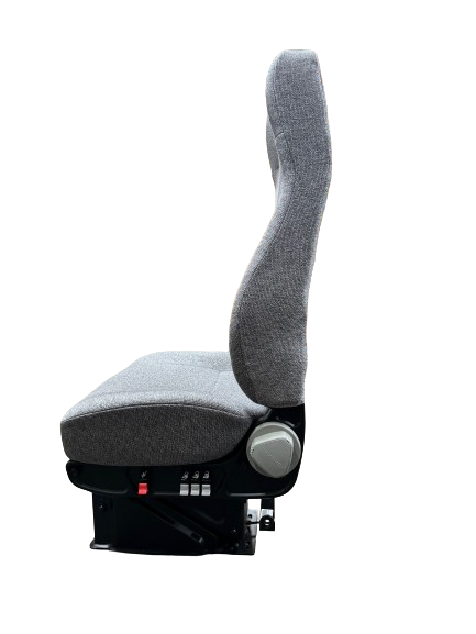 National Standard Plus in Gray Mordura Cloth with Dual Arms, Triple Chamber Air Lumbar and EZY Rider Adapter Kit