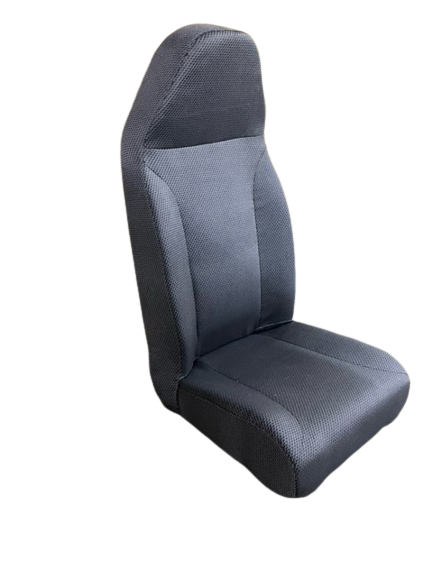 Shield Rigid Driver Seat with Slide Rails in Gray Cloth
