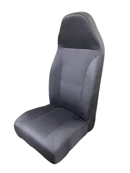 Shield Rigid Driver Seat with Slide Rails in Gray Cloth