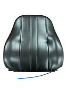 National Captain Backrest Assembly – Mid Back in Black Vinyl - P/N: 51182300Q0
