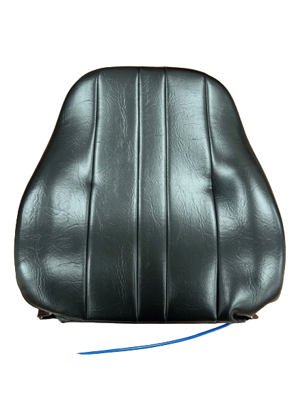 National Captain Backrest Assembly – Mid Back in Black Vinyl - P/N: 51182300Q0