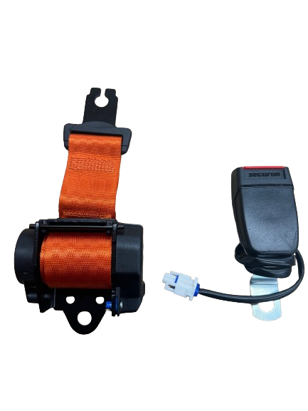Replacement Seatbelt (Orange) w/extended buckle