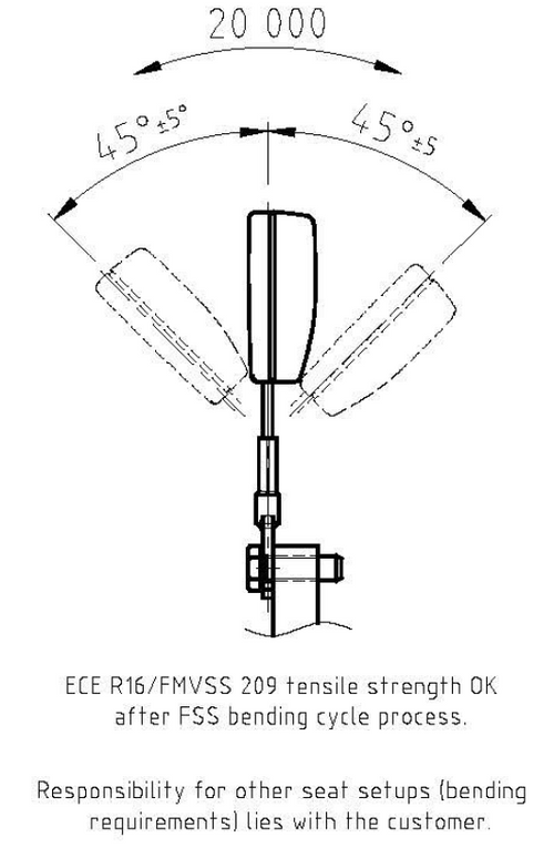 3 Point Rigid Buckle – Freedman PN 107260 | SurburbanSeats.com