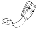Under Seat Retractor – Replacement Rigid Mount Buckle – Freedman PN 56183