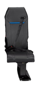 VICTA Single Foldaway Seat with 3PT Seat Belt Curb Side – Oxen Gray – PN CZACO17RKS000-00