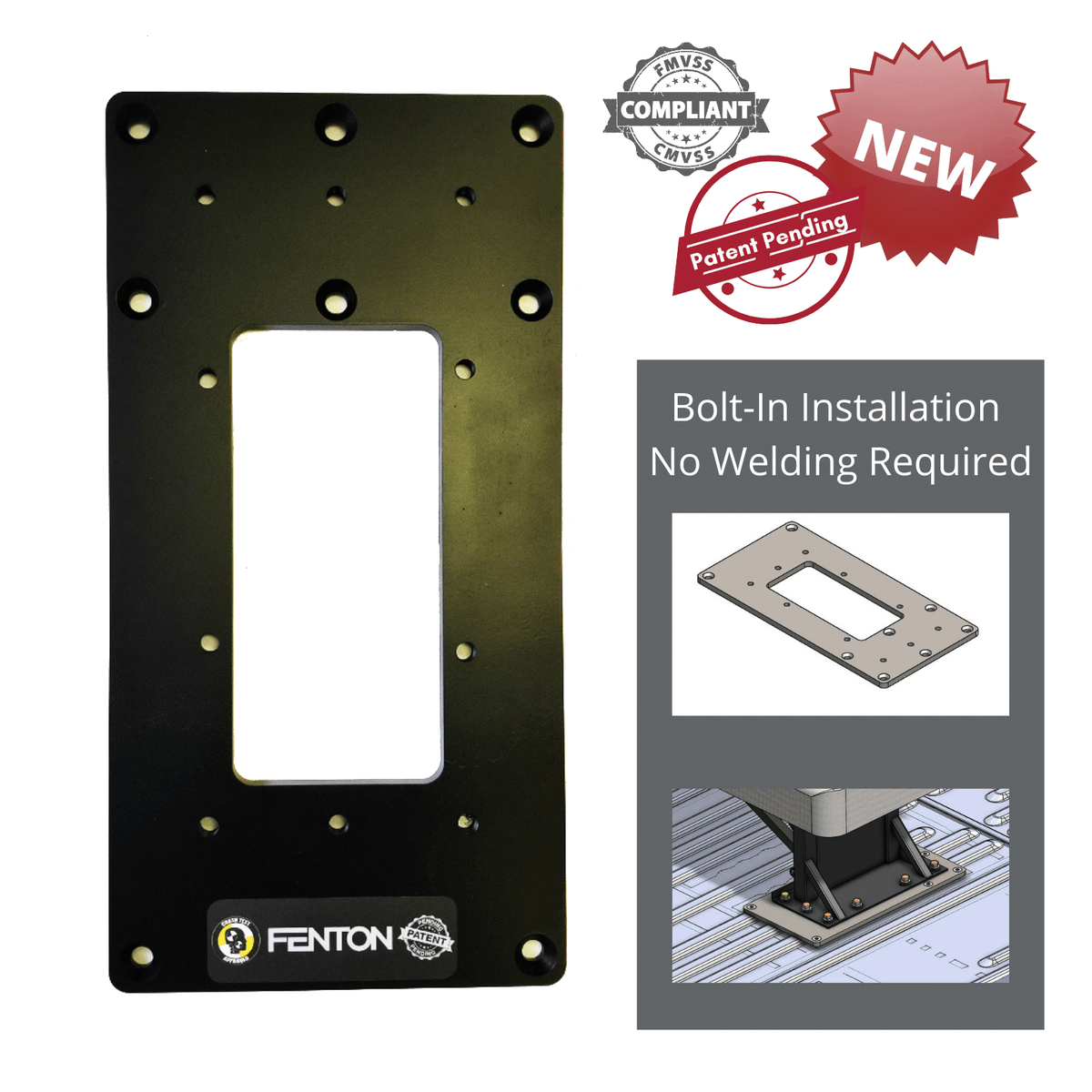 AbiliTrax Mounting Plate for Freedman Seats | SuburbanSeats.com