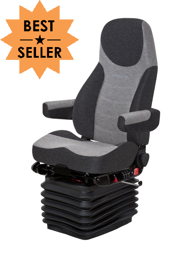 National Corsair in Black & Gray Mordura Cloth with Suspension Cover, Backcycler & Dual Arms with Heat- P/N 51100 665CBH