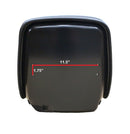 Universal Forklift Replacement Seat with 11.25" Wide Mounting Pattern