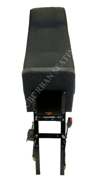 Jump Seat 03 - Step Van Seat in Gray Cloth