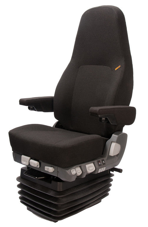 ISRI 5030/880 Premium Truck Seat in Black Cloth with Dual Arms